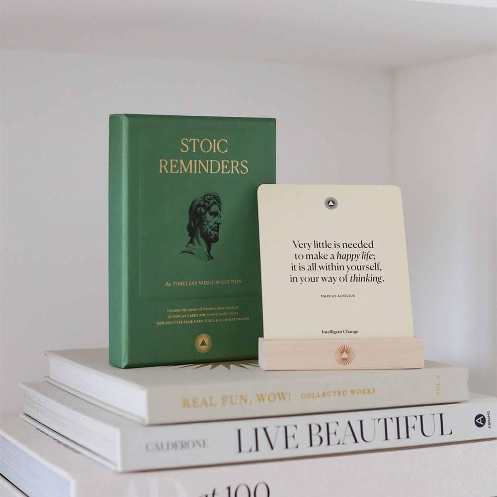 Intelligent Change Reminders Quote Cards (Stoic)