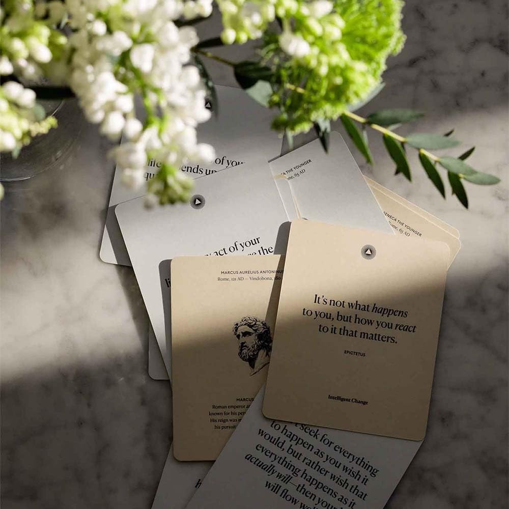 Intelligent Change Reminders Quote Cards (Stoic)