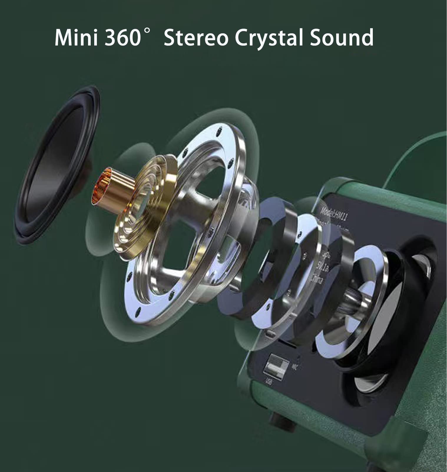 Dosmix Retro Bluetooth Speaker, Vintage Decor,Small Wireless Bluetooth Speaker,Cute Old Fashion Style for Kitchen Desk Bedroom Office Outdoor,Birthday Gifts for Women Men Teens