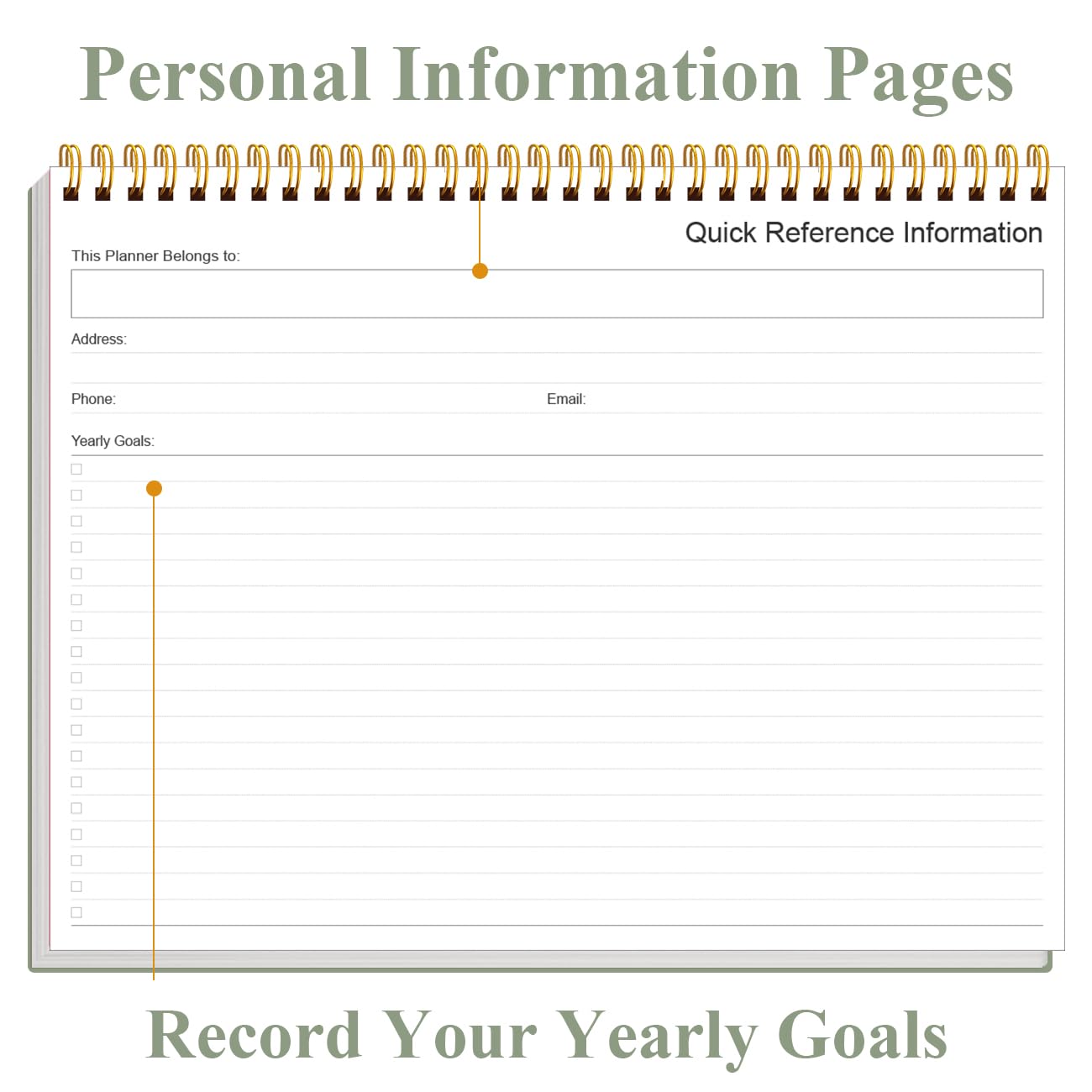 Weekly Productivity Planner - 8.5" x 11" Dashboard Desk Notepad Has 6 Focus Areas to List Tasks for Goals, Projects, Clients, Academic or Meal-Organize Your Daily Work Efficiently, 54 Weeks, Green