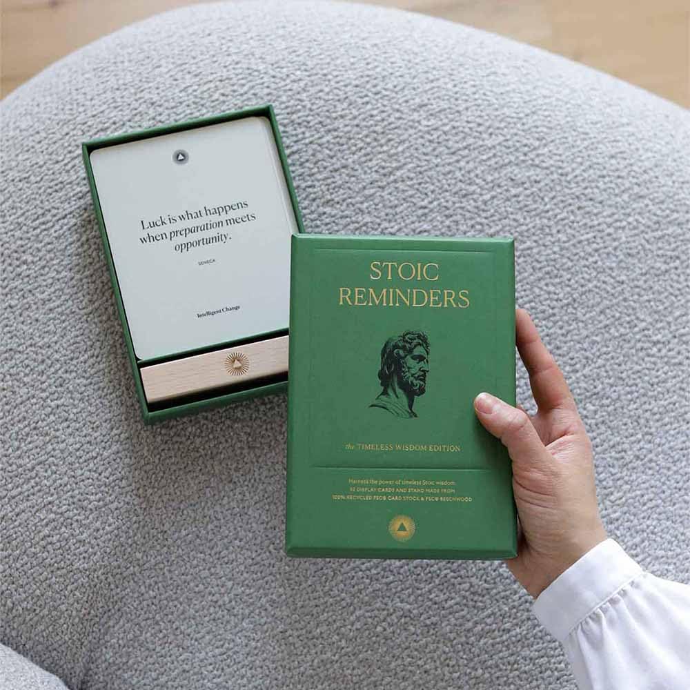 Intelligent Change Reminders Quote Cards (Stoic)