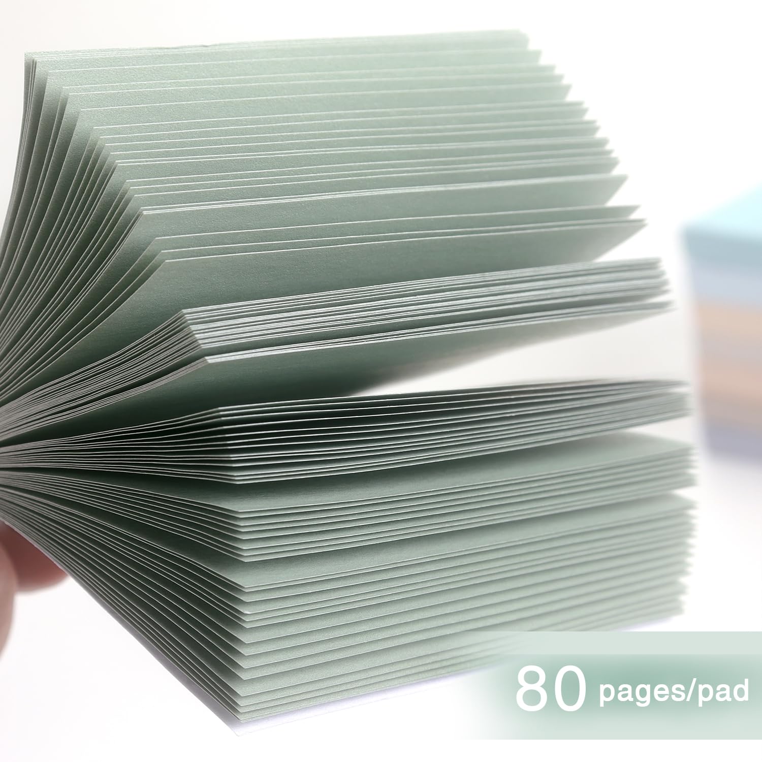 Vintage Colors Sticky Notes 3x3 inch, 8 Pads, Self-Stick Note Pads, Super Sticky Self-Adhesive Sticky Notes, 8 Pads/Pack, 80 Sheets/Pad