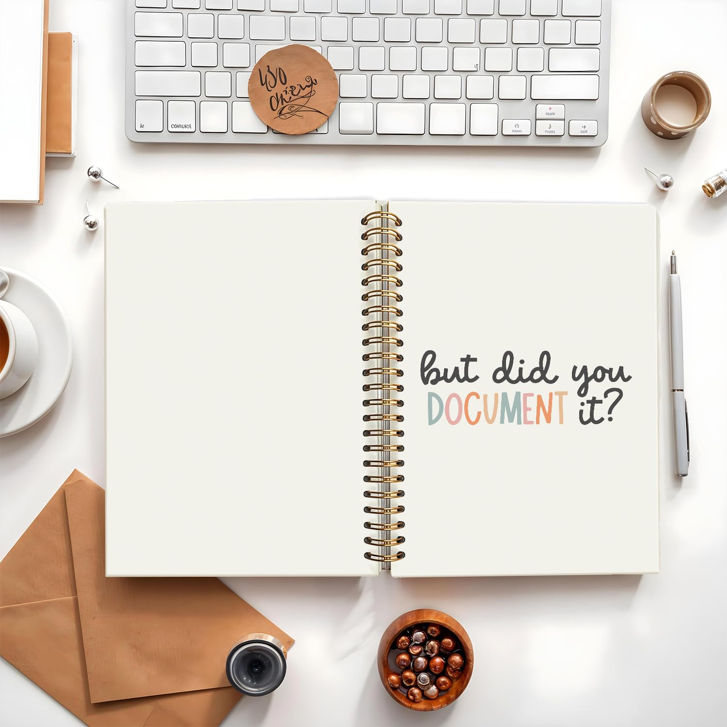LIANGW But Did You Document It Funny Notebooks for Work, Funny Work Gifts for Coworkers & Boss, Coworker Office Gifts for Men Women, Funny Office Supplies, Fun Spiral Notebooks 5.5x8.3 Inch