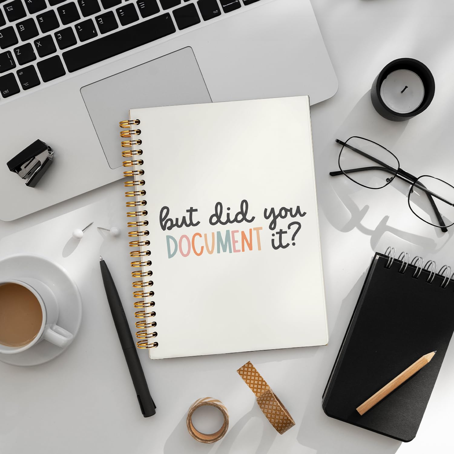LIANGW But Did You Document It Funny Notebooks for Work, Funny Work Gifts for Coworkers & Boss, Coworker Office Gifts for Men Women, Funny Office Supplies, Fun Spiral Notebooks 5.5x8.3 Inch