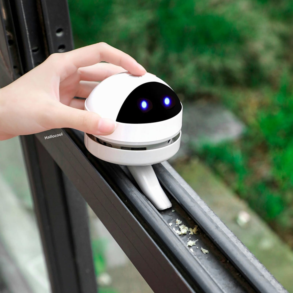 Hallocool Desktop Vacuum Cleaner Mini Desk Vacuum Cleaner Portable Dust Crumb Sweeper Cute USB Vacuum for Picking up Crumbs Eraser Crumbs Pet Hairs Flakes Tiny Items on Desk Tabletop Keyboard