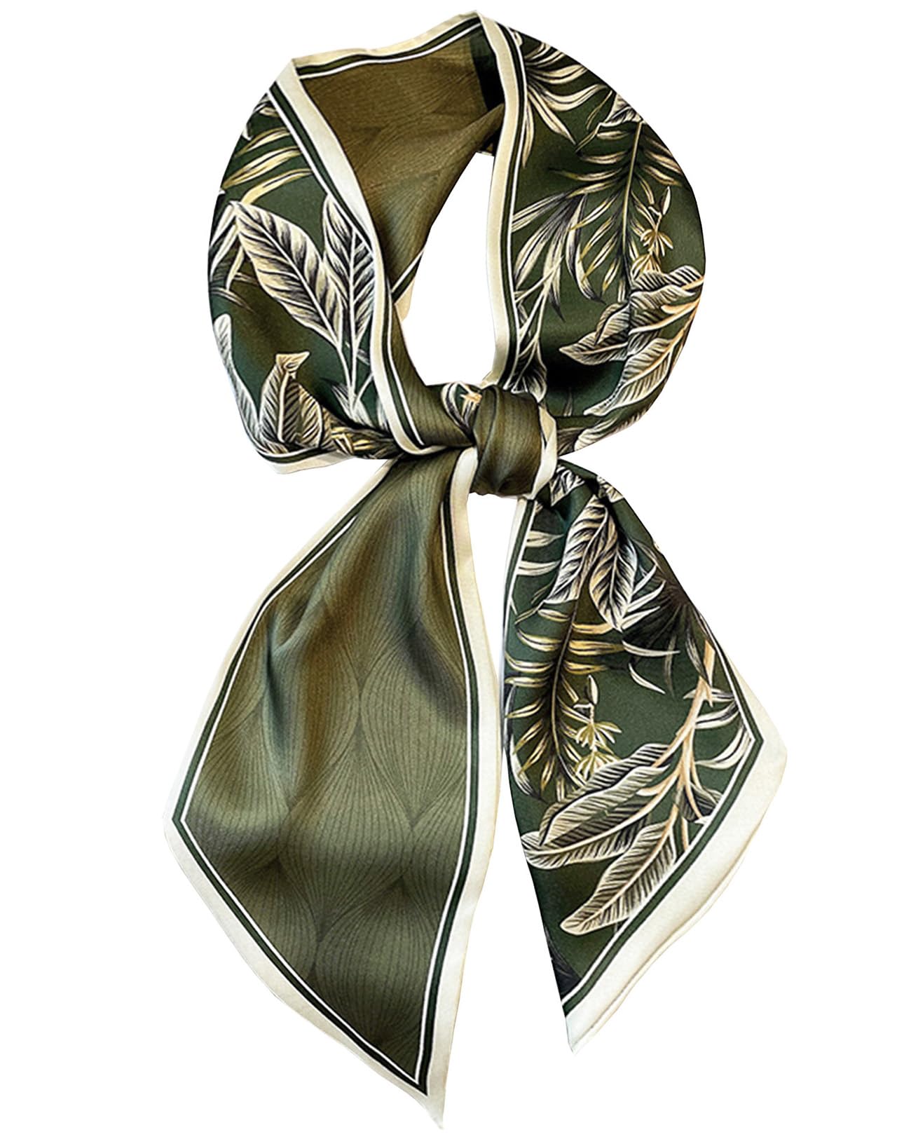 Saiusloa Purse Scarf For Handbags Head Scarves For Women's Hair Bags Scarfs Long Skinny Scarves Fashion Silky For Headbands-A10